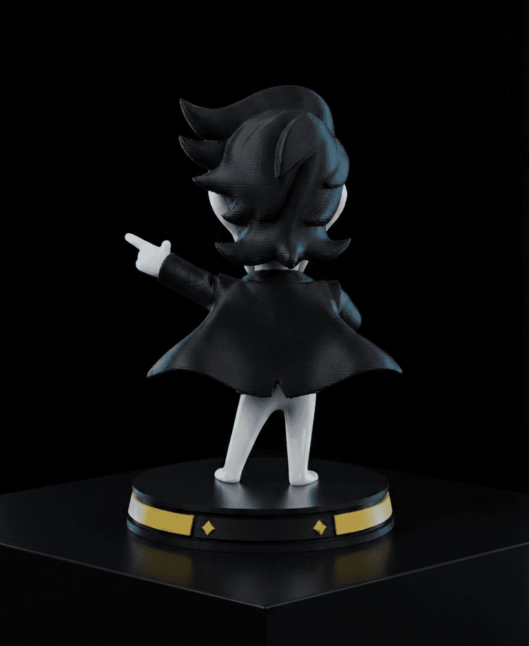 Figurine Spamton G. Spamton – Deltarune, vue 3 — impression 3D, La Cale aux Trésors
