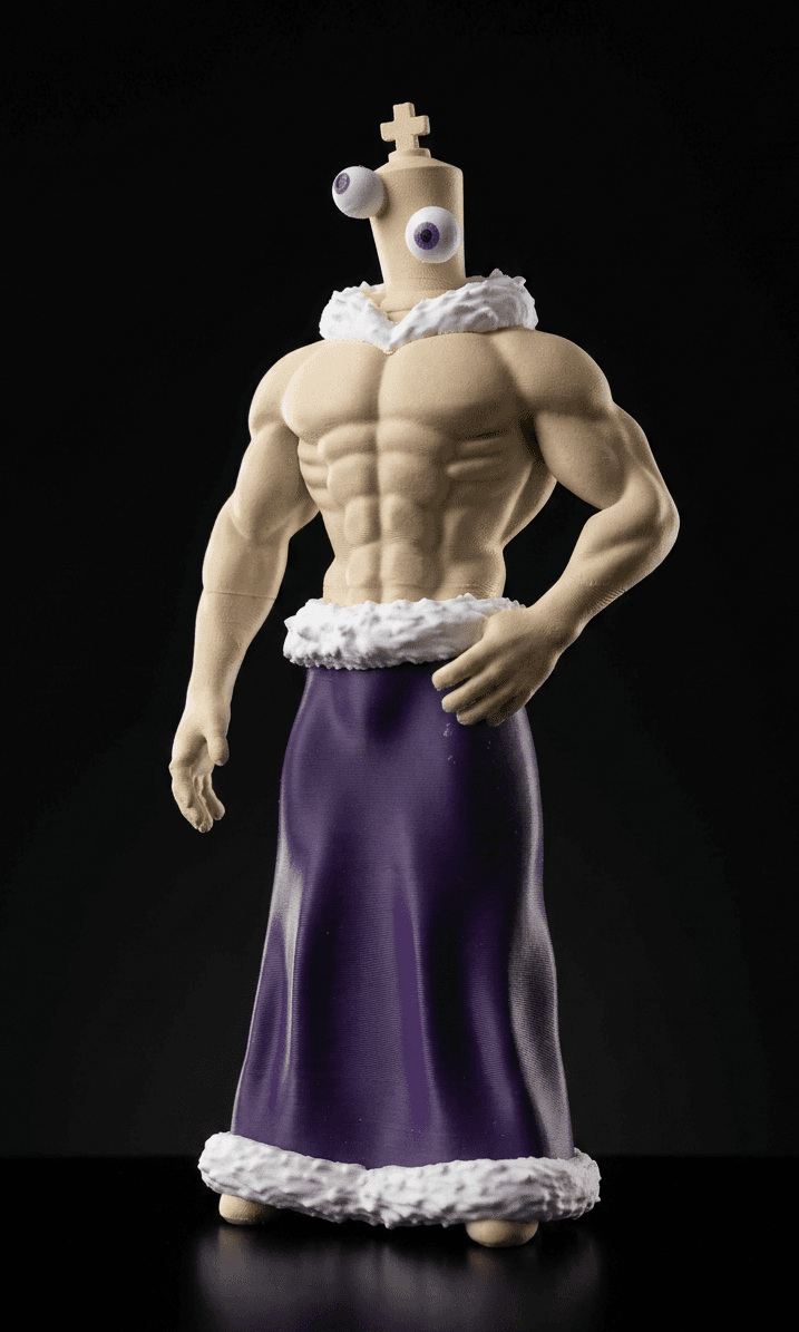 Figurine Sexy Kinger TADC — impression 3D, La Cale aux Trésors