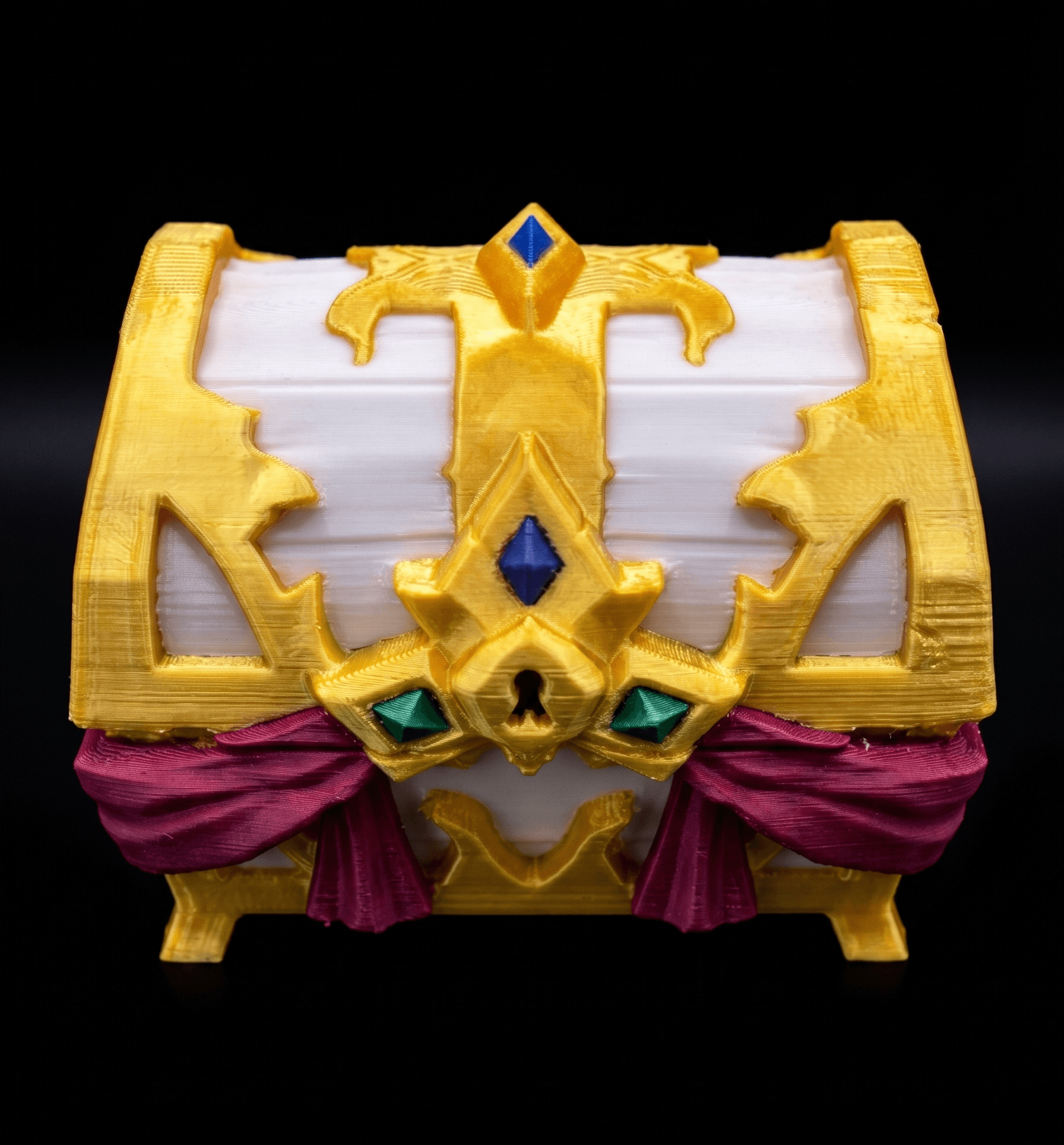 Figurine Coffre de Fortune — impression 3D, La Cale aux Trésors